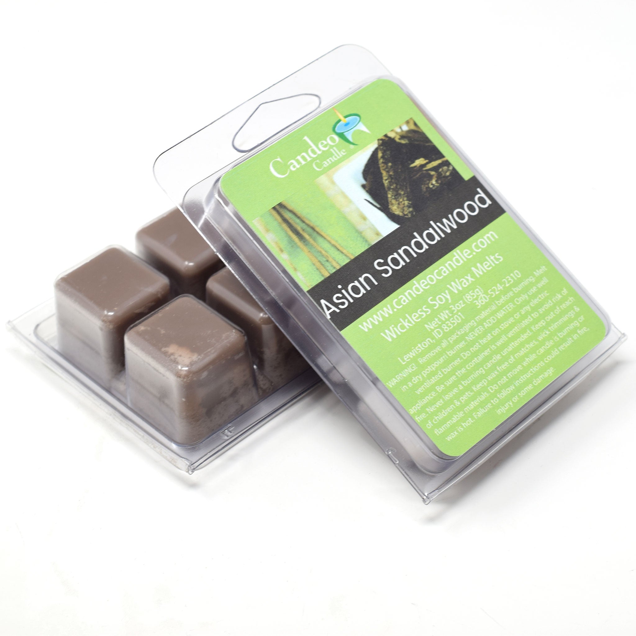 Asian Sandalwood, Soy Melt Cubes, 2-Pack
