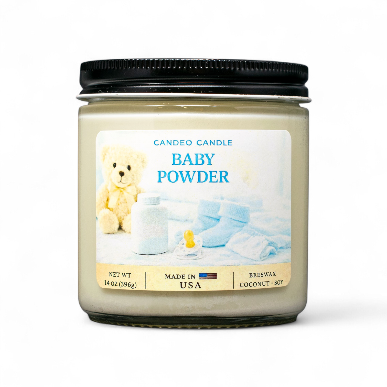 Baby Powder, 14oz Soy Candle Jar