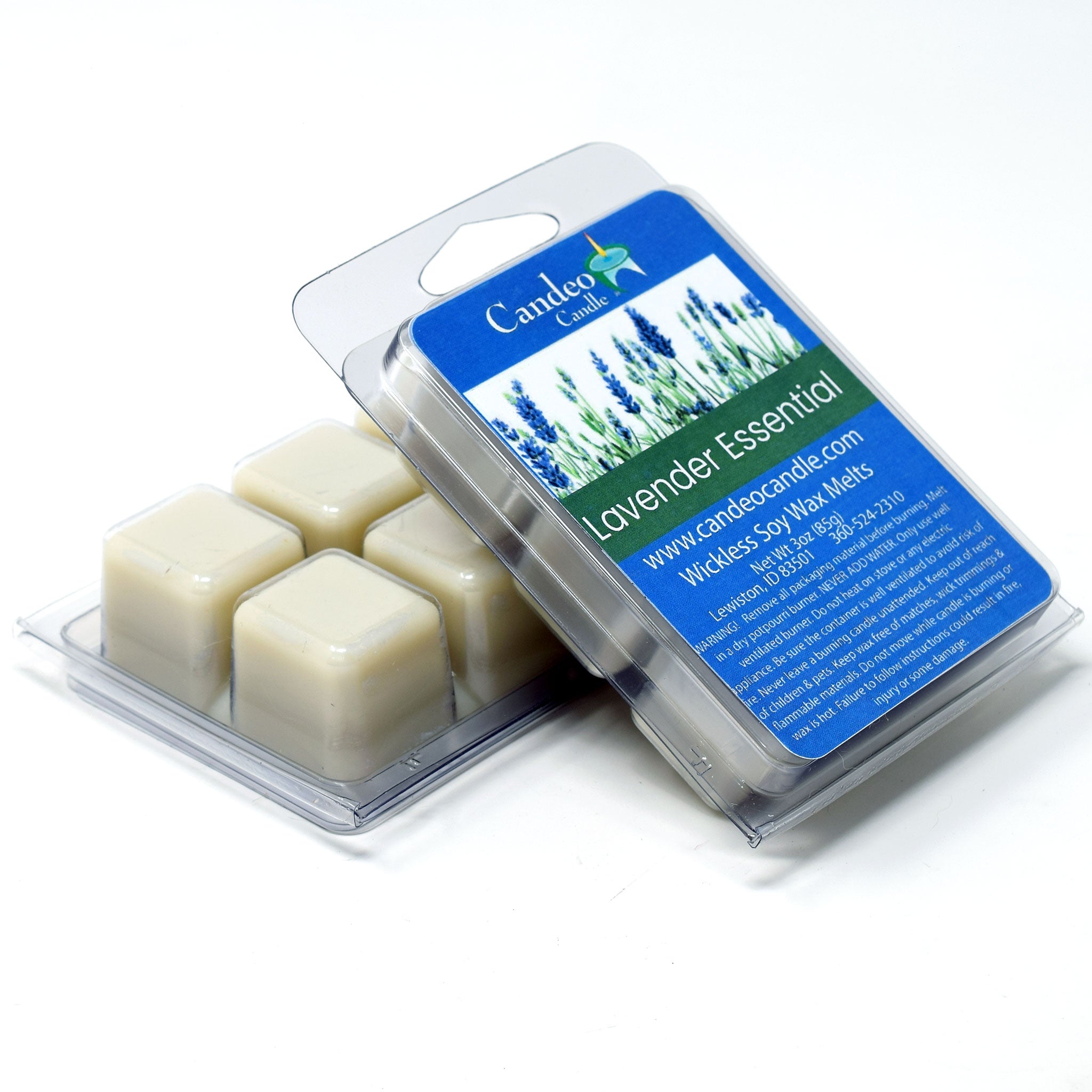Lavender Essential Oil, Soy Melt Cubes, 2-Pack