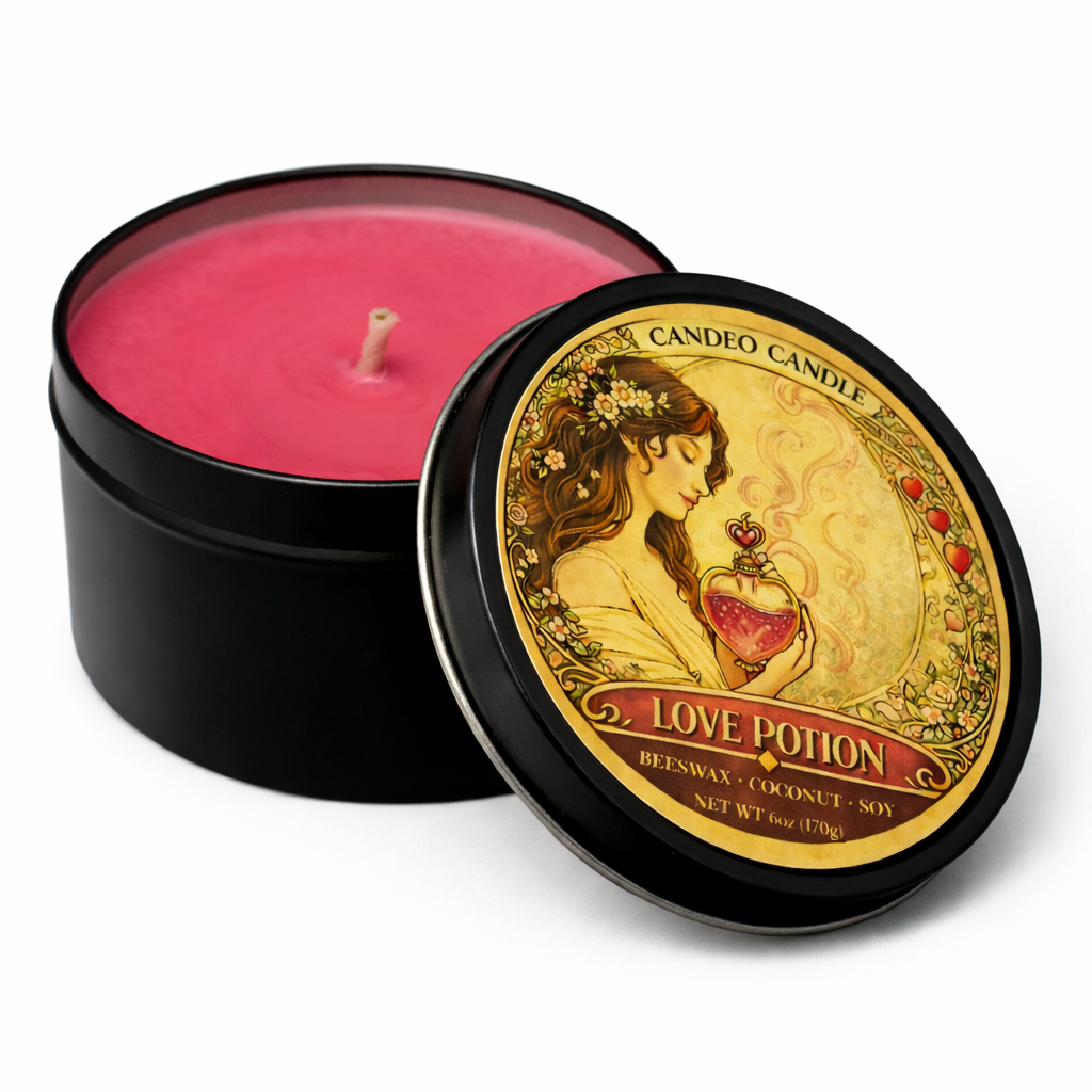 Love Potion, 6oz Soy Candle Tin