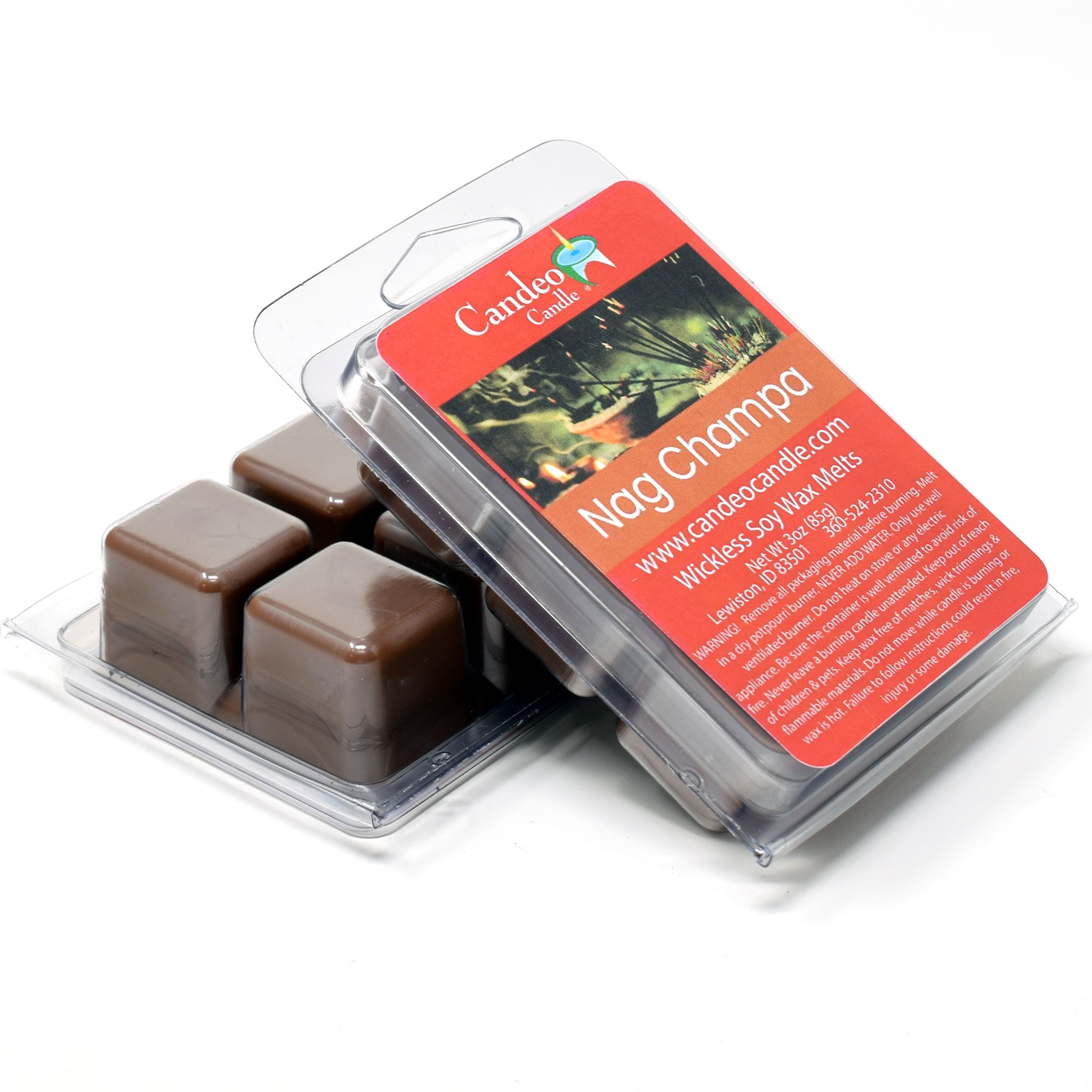 Nag Champa, Soy Melt Cubes, 2-Pack