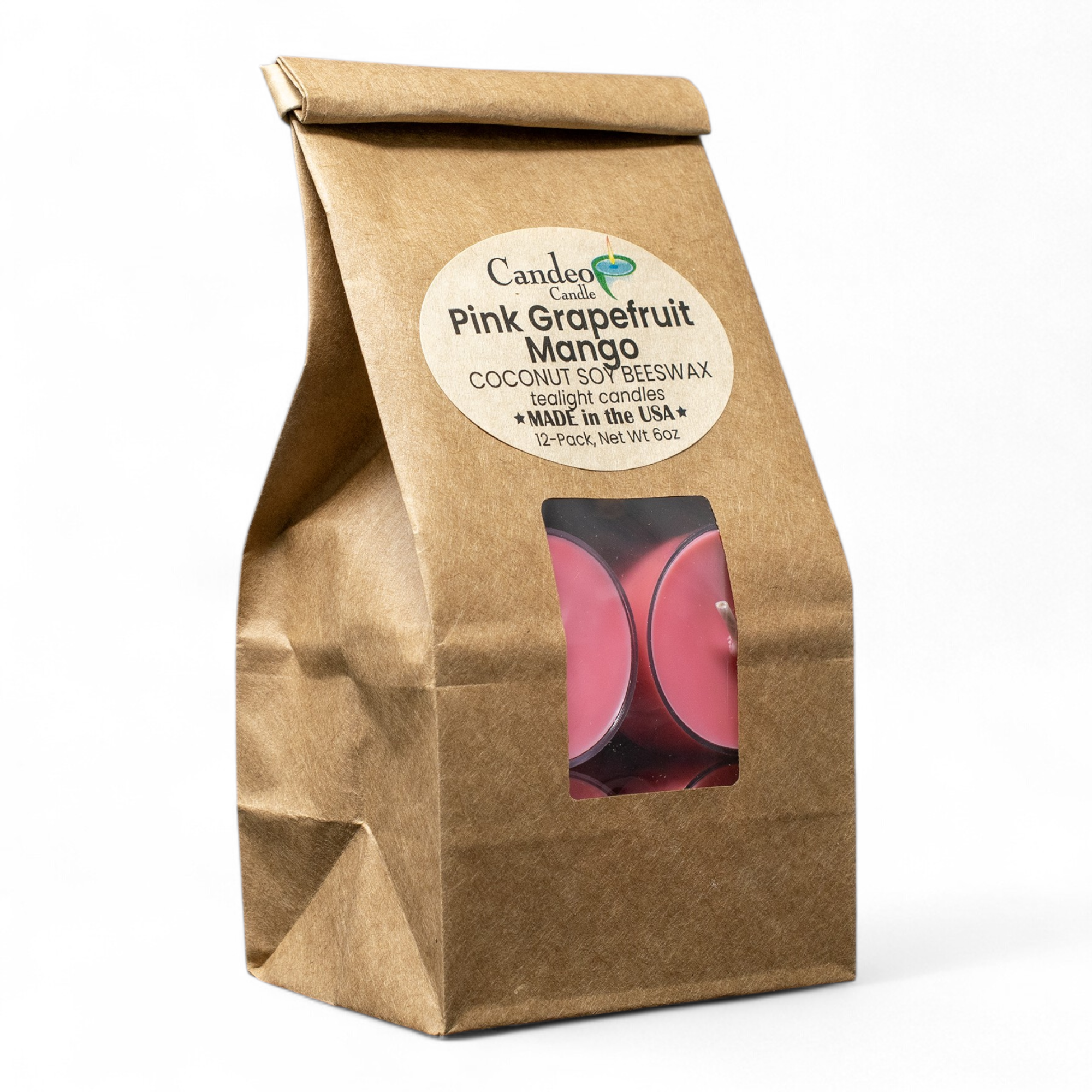 Pink Grapefruit Mango, Soy Tea Light 12-Pack