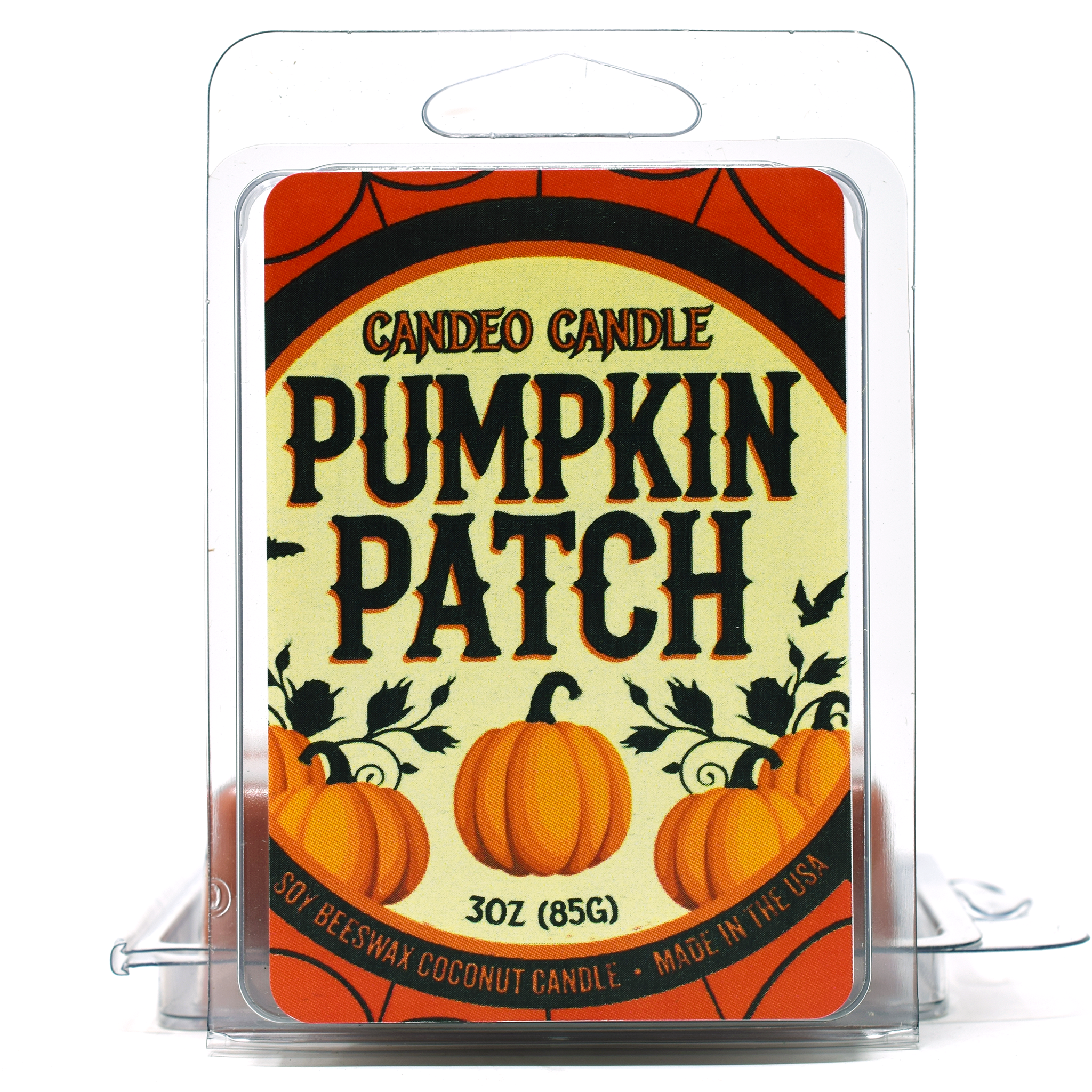 Pumpkin Patch, Soy Melt Cubes, 2-Pack, Made with Soy Beeswax and Coconut, Halloween