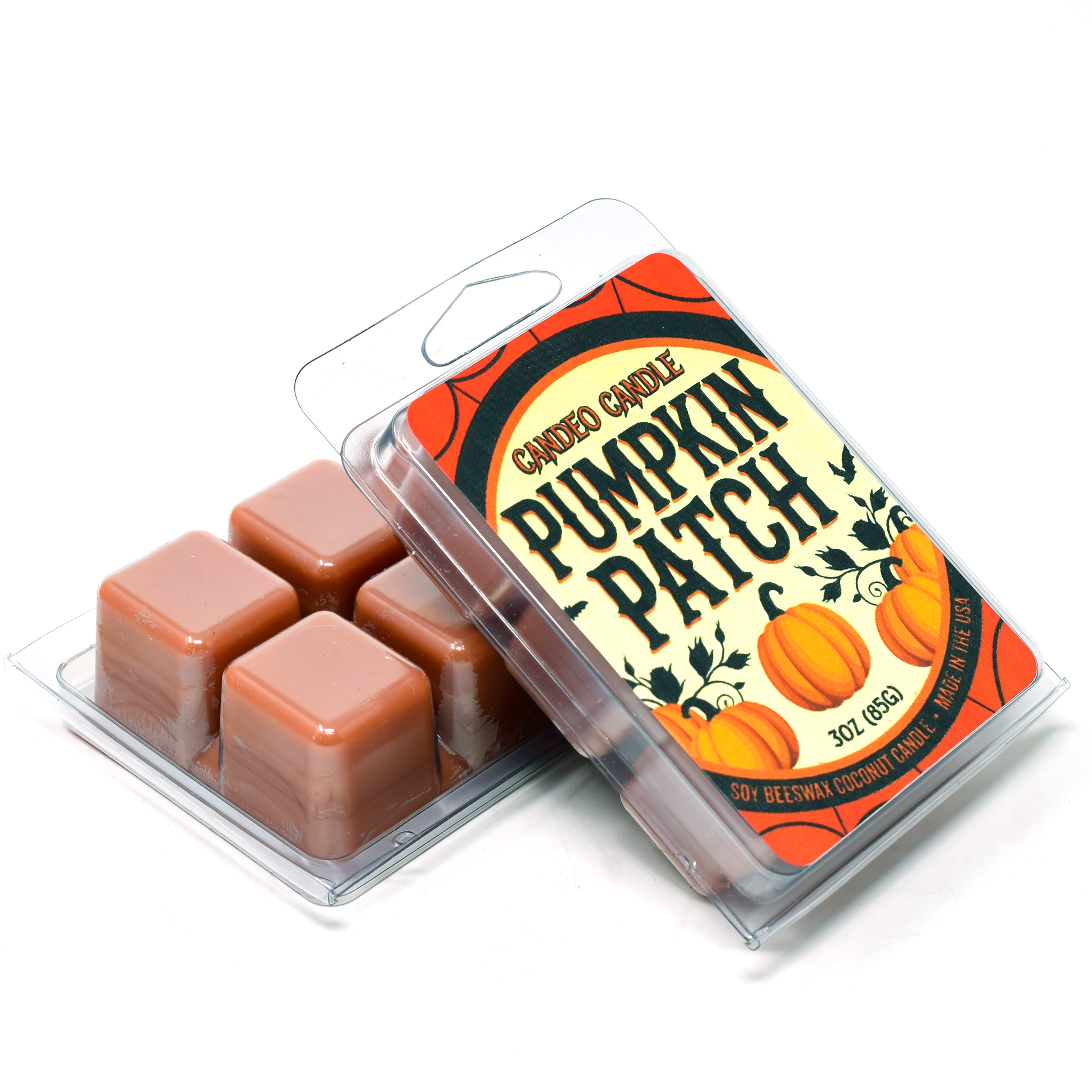 Pumpkin Patch, Soy Melt Cubes, 2-Pack, Made with Soy Beeswax and Coconut, Halloween