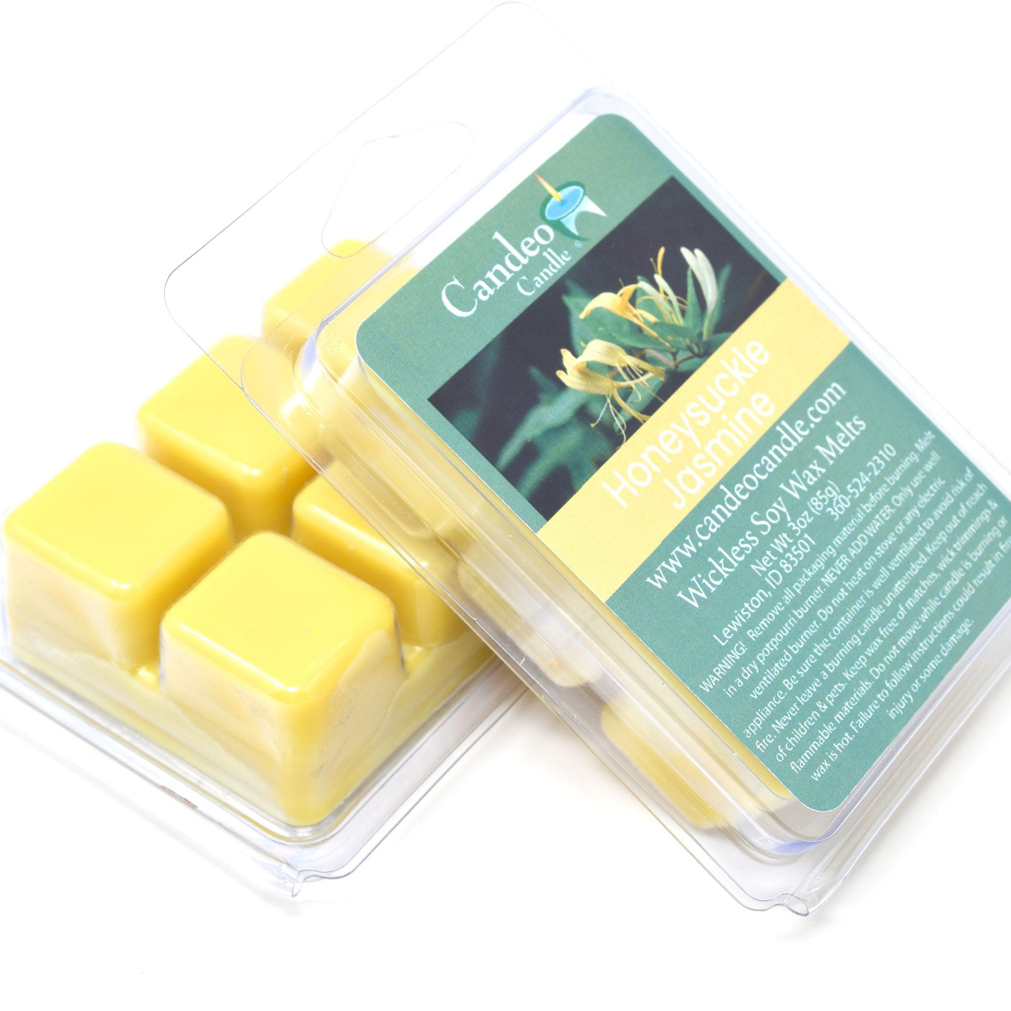 Honeysuckle Jasmine, Soy Melt Cubes, 2-Pack - Candeo Candle