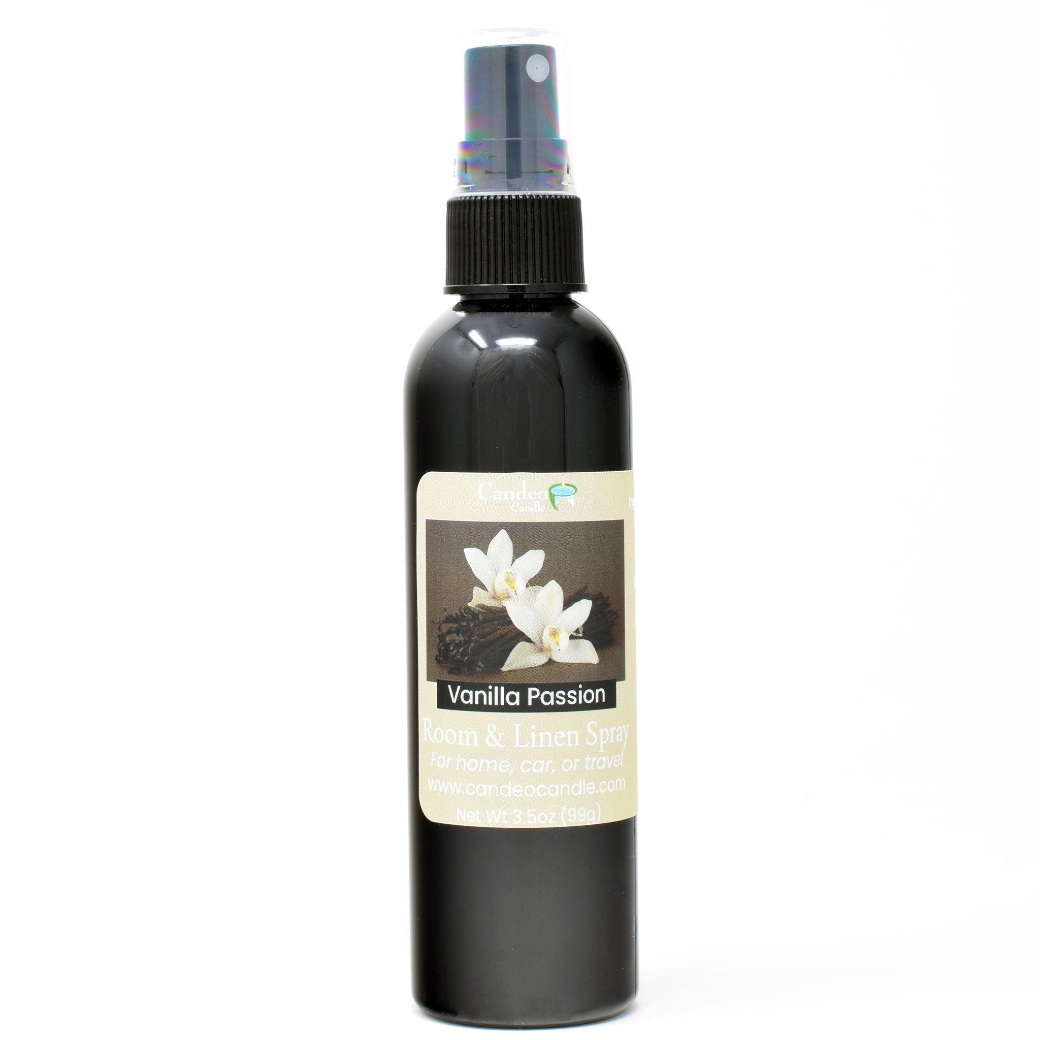 Vanilla Passion, 3.5 oz Room Spray - Candeo Candle