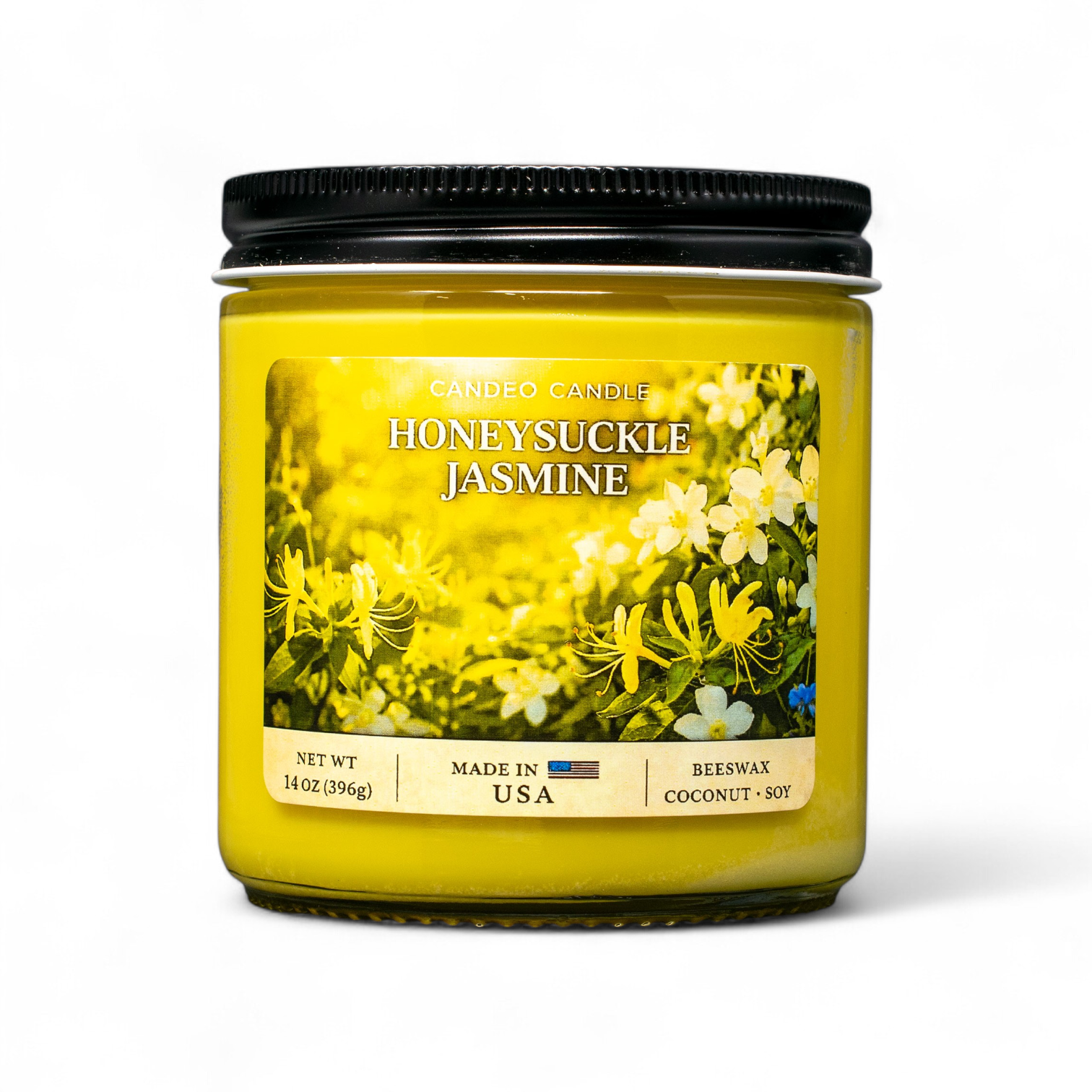 Honeysuckle Jasmine, 14oz Soy Candle Jar